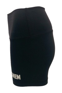 Custom printed logo leggings design yoga sports leggings running yoga fitness leggings sports pants factory U385 side view